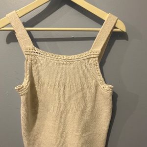 Crocheted tank